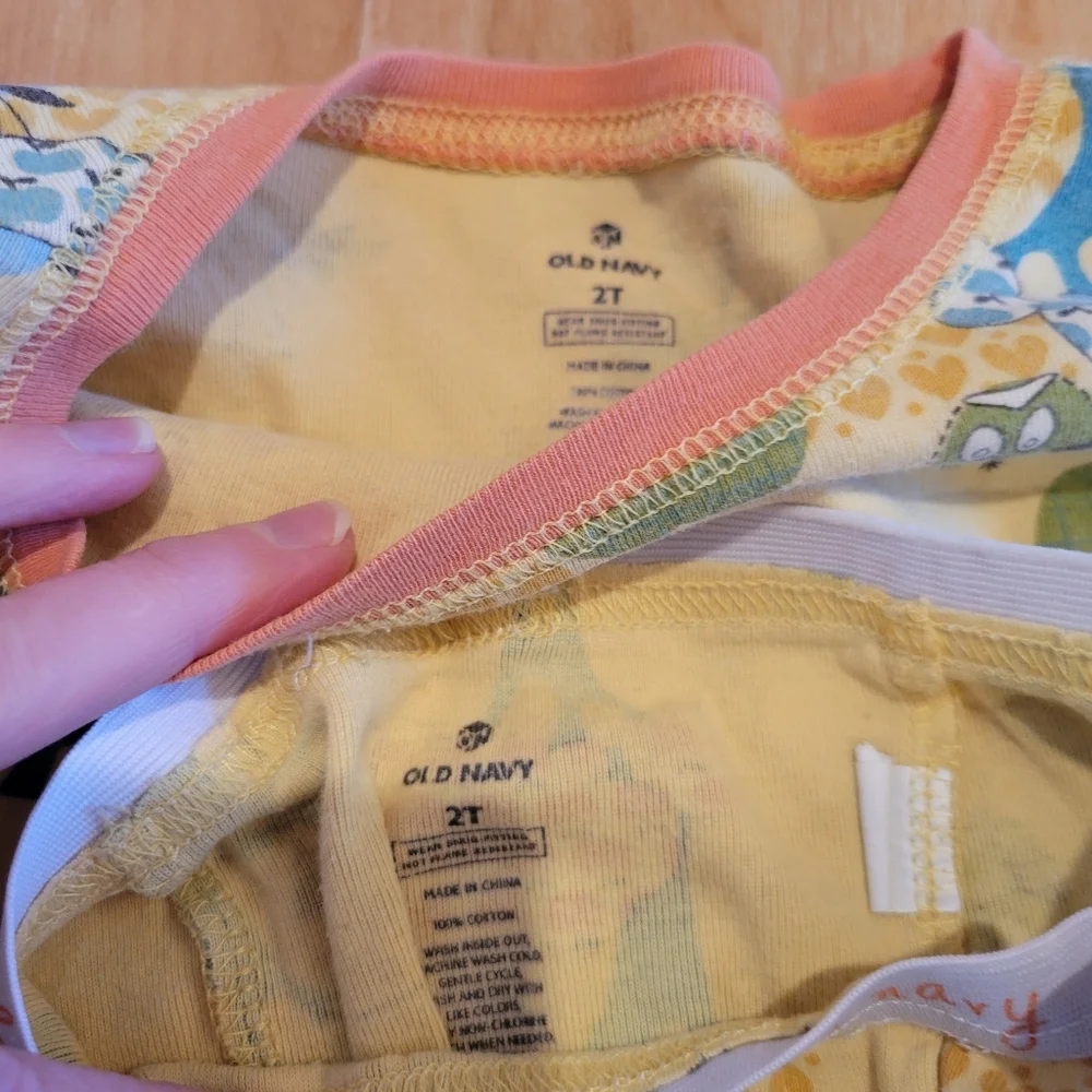 Old Navy Long Sleeve Jogger Pajama Set Size 2T 100% Cotton